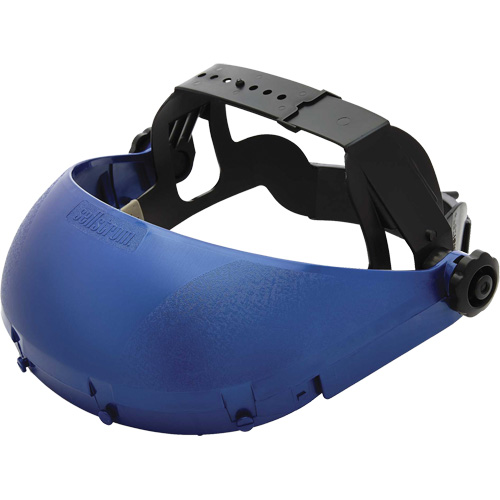Coque double de masque protecteur avec couronne simple s&eacute;rie 390 Premium, Suspension Rochet Helyx Safety & Industrial Supplies