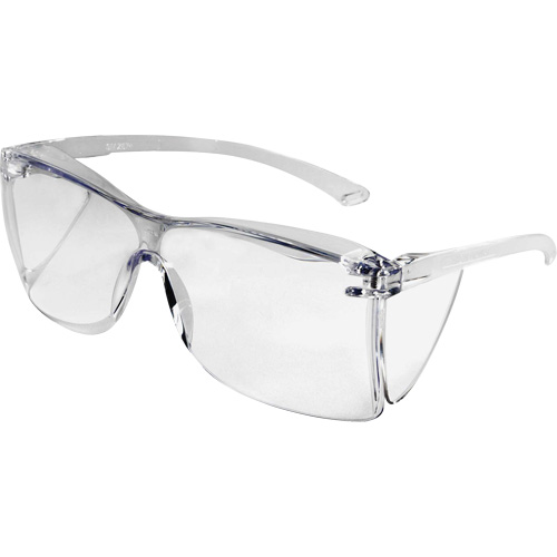 Guest-Gard OTG Safety Glasses, Clear Lens, ANSI Z87+/Meets/Exceeds CSA Z94.3 Helyx Safety & Industrial Supplies