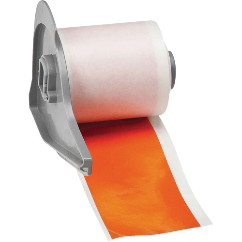 All-Weather Permanent Adhesive Label Tape, Vinyl, Orange, 2" Width Helyx Safety & Industrial Supplies