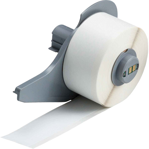 Ruban adh&eacute;sif permanent toutes saisons pour &eacute;tiquettes, Vinyle, Blanc, Largeur de 1" Helyx Safety & Industrial Supplies