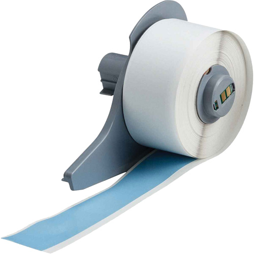 Ruban adh&eacute;sif permanent toutes saisons pour &eacute;tiquettes, Vinyle, Bleu, Largeur de 1" Helyx Safety & Industrial Supplies