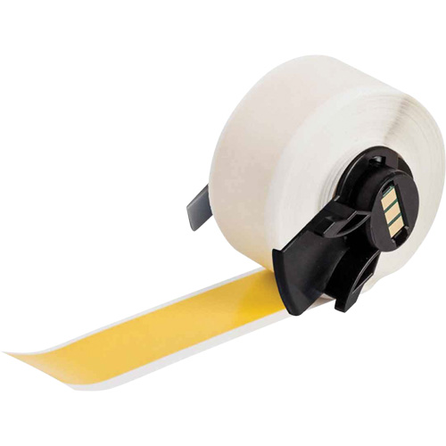 Multi-Purpose Label Tape, Vinyl, Yellow, 1.9" Width Helyx Safety & Industrial Supplies