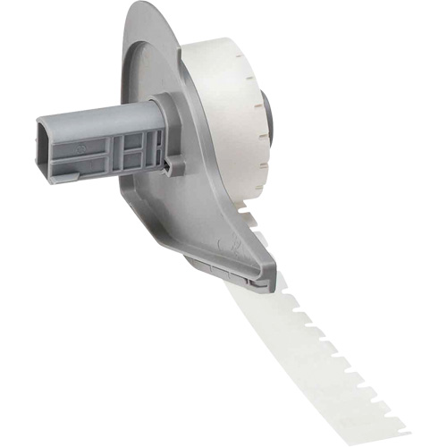 Harsh Environment Multi-Purpose Labels, Polyester, 0.35" L x 0.2" H, Black on Clear Helyx Safety & Industrial Supplies