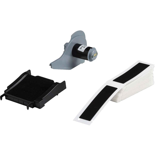 Raised Panel Labels, Polyester, 1" L x 4" H, Black Helyx Safety & Industrial Supplies
