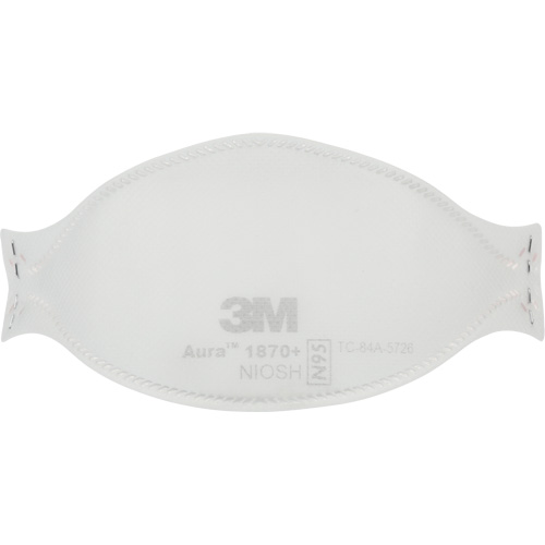 Aura Health Care Particulate Respirator & Surgical Mask 1870+, N95, NIOSH/FDA-Approved Certified Helyx Safety & Industrial Supplies
