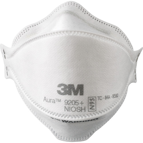 Aura Particulate Respirator 9205+, N95, NIOSH Certified Helyx Safety & Industrial Supplies