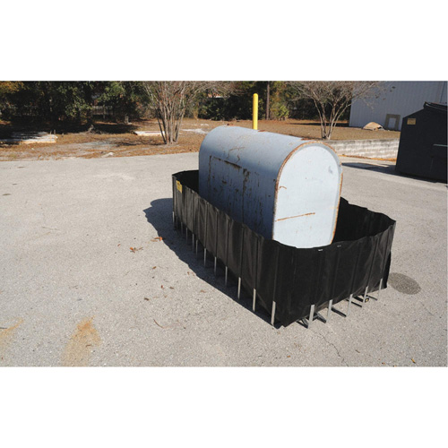 Ultra-1000 Containment Sump&reg; Flexible Fuel Tank Container without Drain, 162" L x 78" W, 1150 US gal. Capacity Helyx Safety & Industrial Supplies