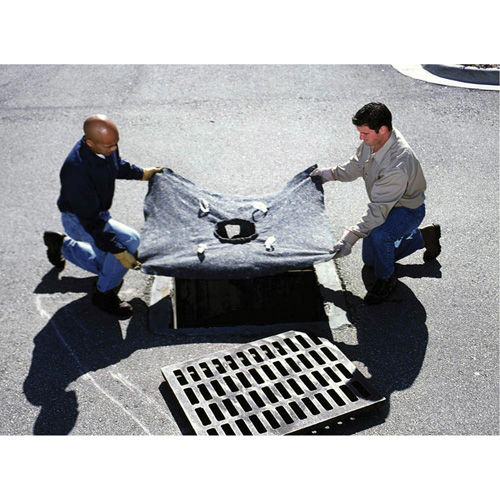 Recycled Ultra-Drain Guard&reg; Catch Basin Insert, Oil & Sediment, 48" L x 36" W Helyx Safety & Industrial Supplies