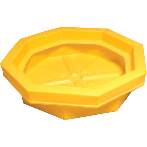 Ultra-Drum Tray sans grille, 32" lo x 32" la x 8,1" h, Cap. de d&eacute;versement 22,8 gal. US Helyx Safety & Industrial Supplies