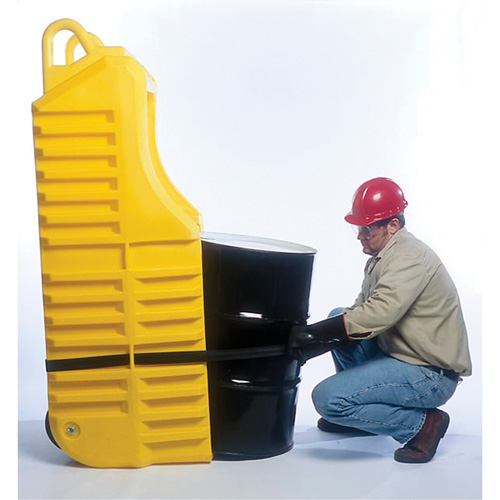 Drum Dolly, 26.5" L x 26.5" W x 5" H, 800 US gal. Spill Cap. Helyx Safety & Industrial Supplies