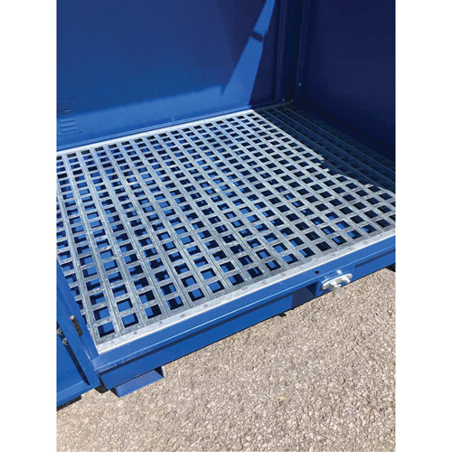Ultra-Hard Top S4 Steel Spill Pallet, 61" L x 54.4" W x 52" H, 4700 lbs. Load Capacity Helyx Safety & Industrial Supplies