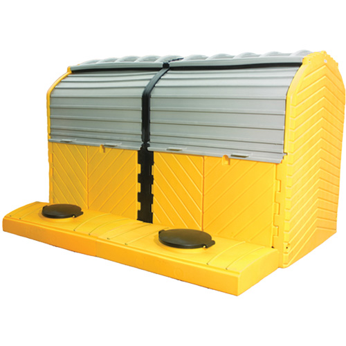 Extender Kit without Drain for Ultra-Hard Top Spill Pallets&reg;, 64" L x 79" W x 62" H, 9000 lbs. Load Capacity Helyx Safety & Industrial Supplies
