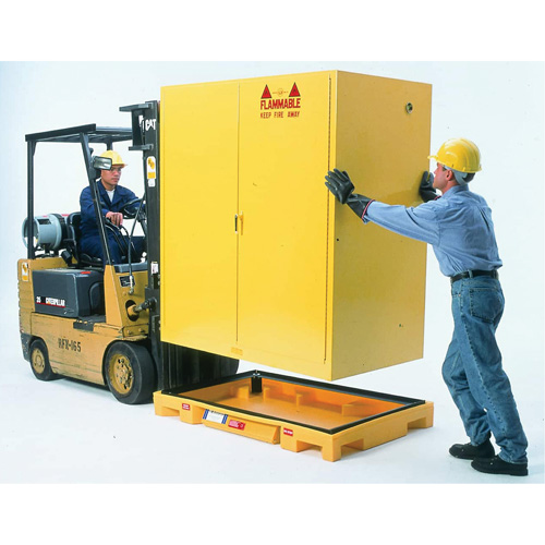 Double Drum Ultra-Safety Cabinet Bladder System, 63" lo x 38,5" la x 6,3" h, Capacit&eacute; de charge 3000 lb Helyx Safety & Industrial Supplies