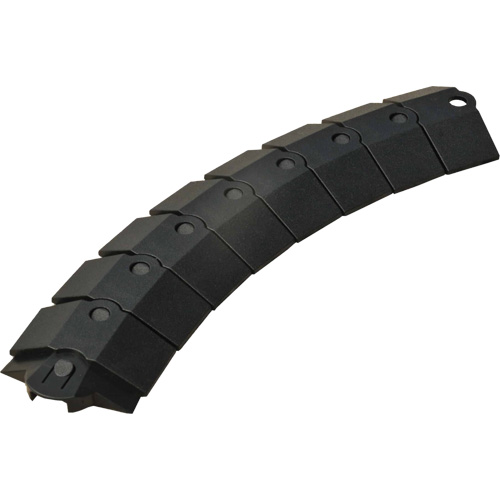 Small Ultra-Sidewinder Cable Protection System avec capuchons, 39,5" x 3" x 0,8", 2000 lb (1 tonne) Helyx Safety & Industrial Supplies