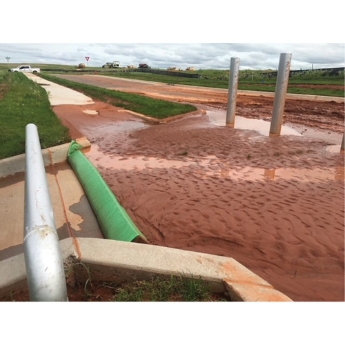 Ultra-Silt Dike — vert, 7' lo x 5' la Helyx Safety & Industrial Supplies