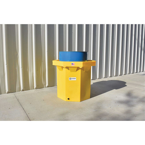 Ultra-Spill Collector &agrave; fond plat, 66 gal. US, Mobile Helyx Safety & Industrial Supplies