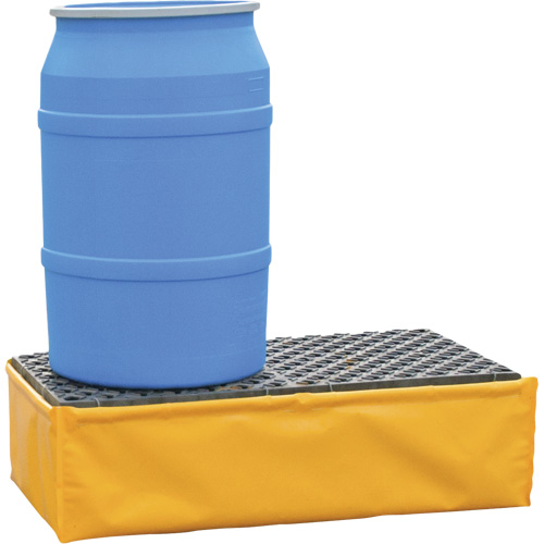 2-Drum Flexible Ultra-Spill Pallet&reg;, 66 US gal. Spill Capacity, 48" x 24" x 14" Helyx Safety & Industrial Supplies