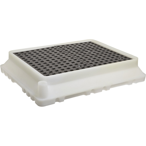 P4 Ultra-Spill Tray, 17" lo x 21" la x 4" h, Cap. de d&eacute;versement 2,9 gal. US Helyx Safety & Industrial Supplies