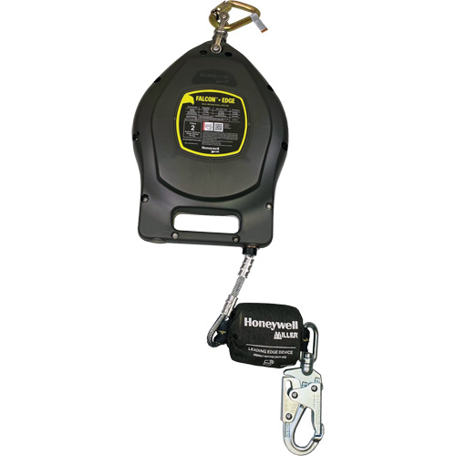 Falcon+ Edge Self-Retracting Lifeline, 50', Galvanized Steel, Swivel Helyx Safety & Industrial Supplies