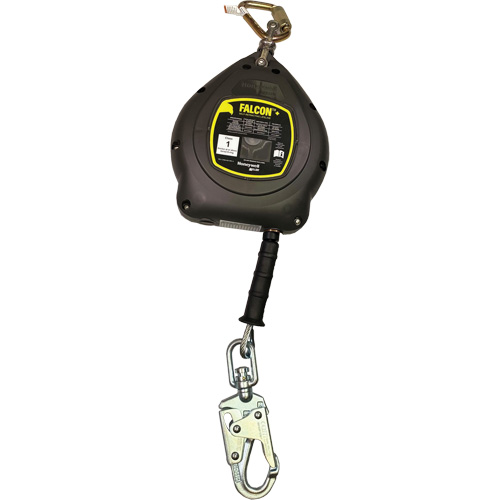 Cordage de s&eacute;curit&eacute; autor&eacute;tractable Falcon +, 30', Acier galvanis&eacute;, Pivotant Helyx Safety & Industrial Supplies