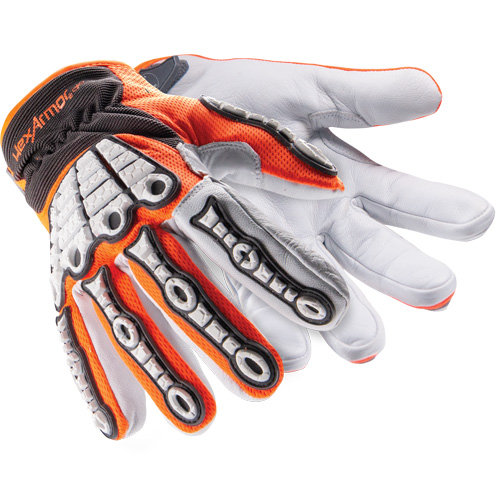 Chrome SLT&reg; Oasis 4073 Impact Gloves, 6/X-Small, Goatskin Palm, Hook & Loop Cuff Helyx Safety & Industrial Supplies