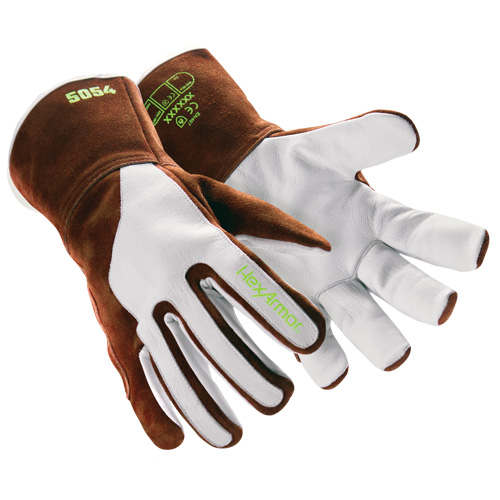 Gants de soudage HeatArmor 5054, Cuir fleur de ch&egrave;vre, Taille Petit/7 Helyx Safety & Industrial Supplies