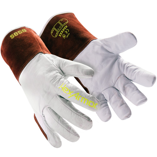 Gants de soudage HeatArmor 5058, Cuir fleur de ch&egrave;vre, Taille Petit/7 Helyx Safety & Industrial Supplies