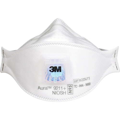 Aura 9211+ Particulate Respirator, N95, NIOSH Certified Helyx Safety & Industrial Supplies