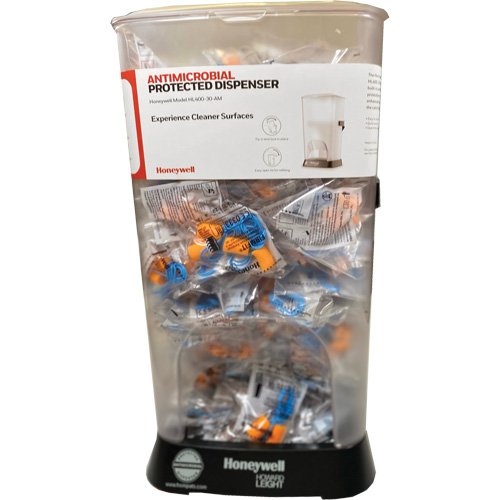 HL400 AM Corded Earplug Dispenser with FF-30 Earplugs Canister Helyx Safety & Industrial Supplies