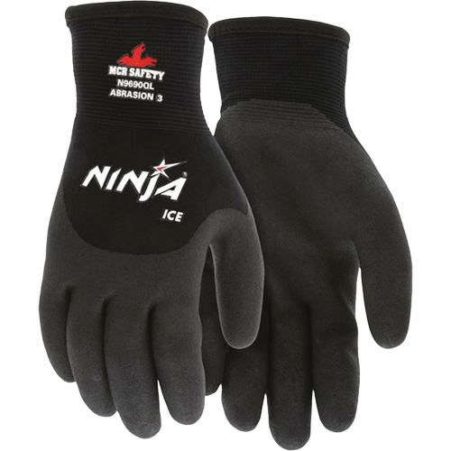 Ninja&reg; Ice Insulated Winter Gloves, Medium, HPT Coating, 15 Gauge, Nylon Shell Helyx Safety & Industrial Supplies