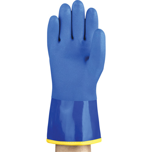 AlphaTec&reg; 23-202 PVC Gloves, Size 8, 11.8" L, Cotton, Fleece Inner Lining Helyx Safety & Industrial Supplies