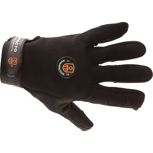 Mechanic Anti-Impact Gloves, 7/Small, Synthetic/Suede Palm, Elastic/Hook & Loop Cuff Helyx Safety & Industrial Supplies