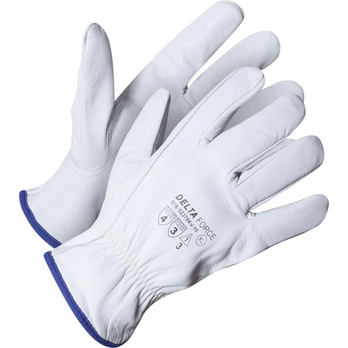 Delta Force Driver's Glove, 7/Small, Grain Goatskin Palm, Kevlar&reg; Inner Lining Helyx Safety & Industrial Supplies