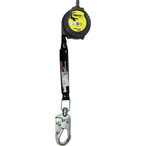 Miller TurboLite+ Scorpion Personal Fall Limiter, 9', Web, Swivel Helyx Safety & Industrial Supplies