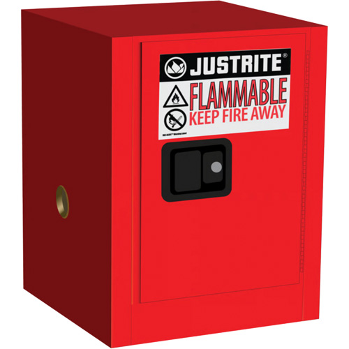 Sure-Grip&reg; EX Countertop Flammable Cabinet, 4 gal., 1 Door, 17" W x 22" H x 17" D Helyx Safety & Industrial Supplies