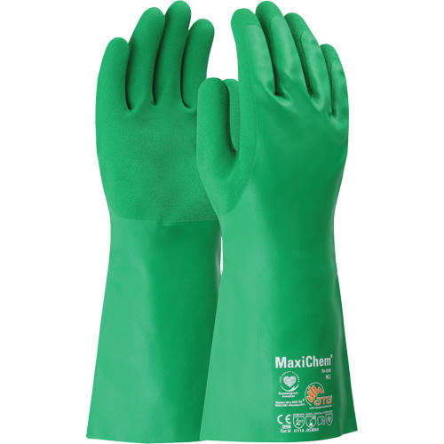 ATG MaxiChem&reg; Chemical-Resistant Gloves, Size Small, 14" L, Nitrile Helyx Safety & Industrial Supplies