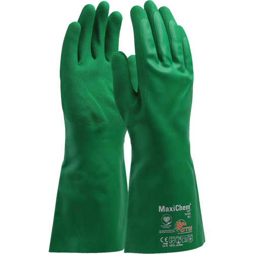 ATG MaxiChem&reg; Cut Chemical-Resistant Gloves, Size Small, 14" L, Nitrile Helyx Safety & Industrial Supplies