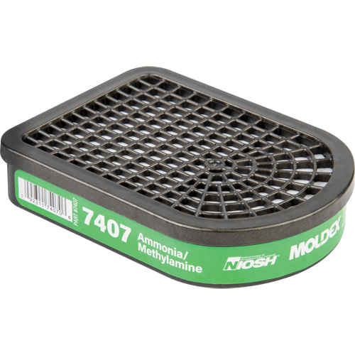 Semi-Rectangular Respirator Cartridge, Gas/Vapour Cartridge, Ammonia/Methylamine Helyx Safety & Industrial Supplies