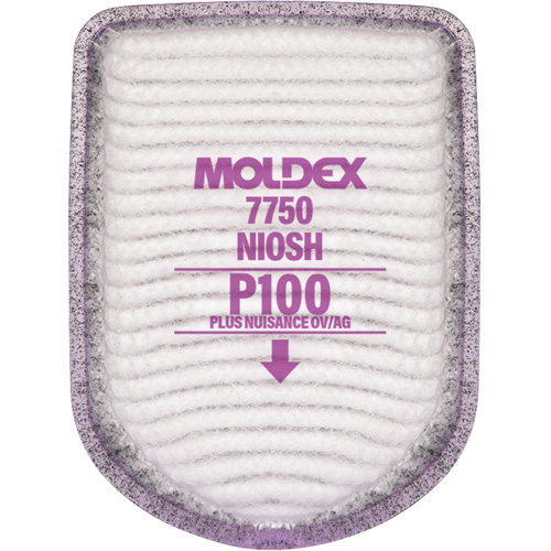 Semi-Rectangular Respirator Filter, Particulate Filter with Nuisance Vapour Relief, Organic Vapour/Acid Gas/P100 Helyx Safety & Industrial Supplies