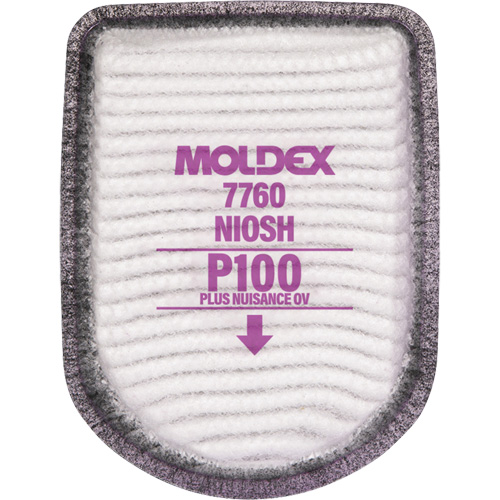 Semi-Rectangular Respirator Filter, Particulate Filter with Nuisance Vapour Relief, Organic Vapour/P100 Helyx Safety & Industrial Supplies