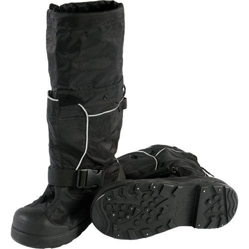 Winter-Tuff Orion XT Ice Traction Overshoe with Gaiter, Nylon/Polyurethane, Hook and Loop Helyx Safety & Industrial Supplies