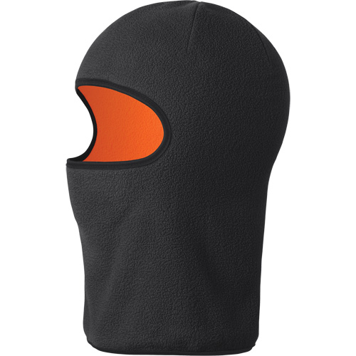 5502 Cagoule &agrave; 1 trou r&eacute;versible, Micro laine, Noir/Orange haute visibilit&eacute; Helyx Safety & Industrial Supplies