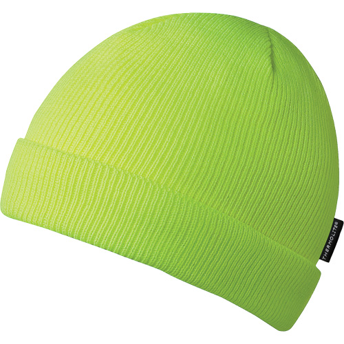 5567A Tuque, Doublure en Acrylique, Taille unique, Jaune lime haute visibilit&eacute; Helyx Safety & Industrial Supplies