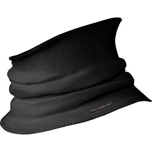 C207BK Cache-cou et coupe-vent ignifuges, Noir, Nomex Helyx Safety & Industrial Supplies