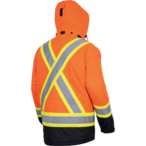5407 Waterproof Insulated Heated Safety Jacket, Men's, Small, High-Visibility Orange Helyx Safety & Industrial Supplies