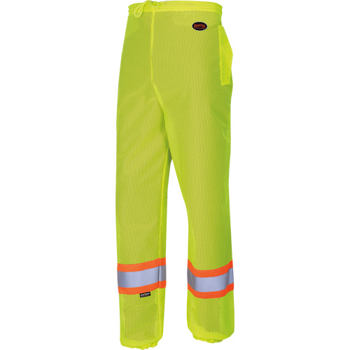 5670 Traffic Safety Pants, Polyester, 2X-Small/X-Small, High Visibility Lime-Yellow Helyx Safety & Industrial Supplies