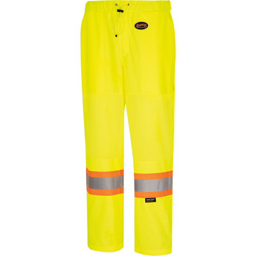 5999PW Women's  Traffic Safety Pants, Polyester, X-Small, High Visibility Lime-Yellow Helyx Safety & Industrial Supplies
