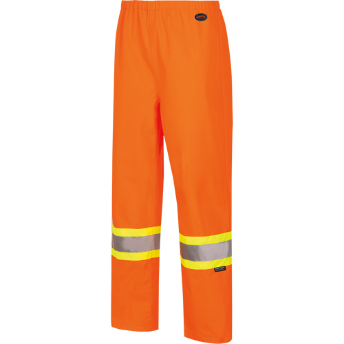 5627W Women's Waterproof Bib Pants, Polyester/Polyurethane, X-Small, High Visibility Orange Helyx Safety & Industrial Supplies