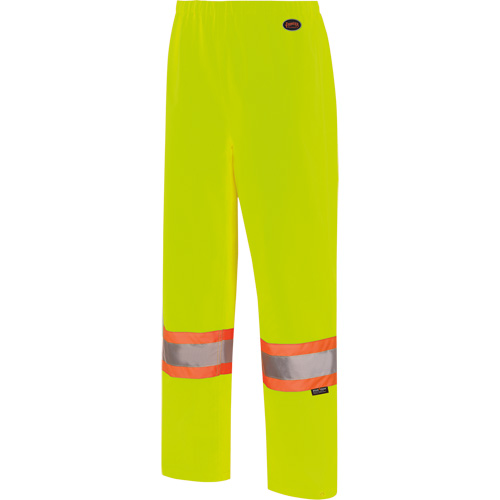 5629W Women's Waterproof Bib Pants, Polyester/Polyurethane, X-Small, High Visibility Lime-Yellow Helyx Safety & Industrial Supplies
