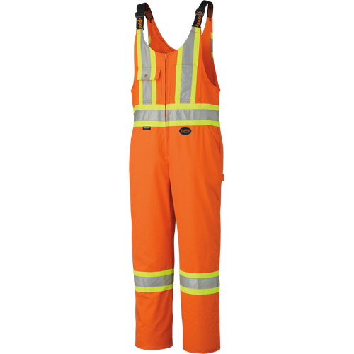 6617ZT High-Visibility Safety Overalls with Leg Zippers, Poly-Cotton, 40 (Tall), High Visibility Orange Helyx Safety & Industrial Supplies